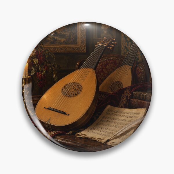 Item preview, The Renaissance Lute Chamber | Vintage Baroque Music Room Art designed and sold by DoReMiStudio.