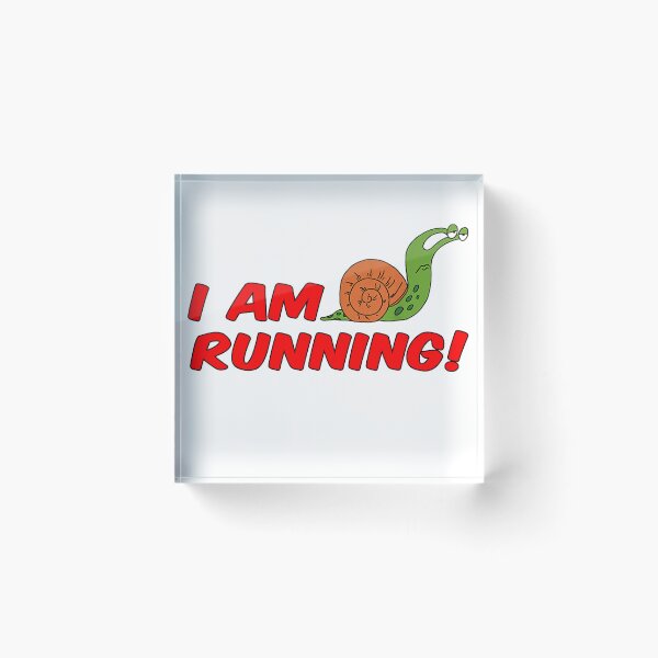 Item preview, I Am Running Funny Slow Snail Runner T-Shirt designed and sold by Pahagh19.