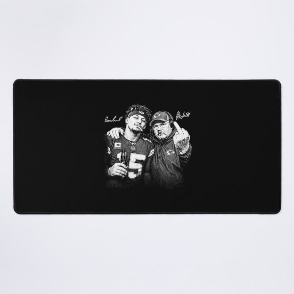 Item preview, Mahomes Andy Reid Middle Finger Football designed and sold by AjdinZ.
