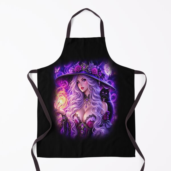 Item preview, Mystic Moon Witch – Enchantress of Arcane Night designed and sold by TroviTutto.