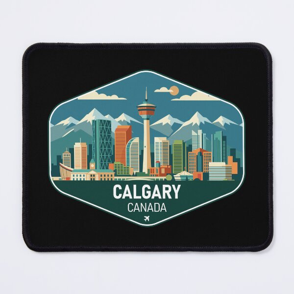 Item preview, Calgary Canada Travel Souvenir designed and sold by RareDeerArt.