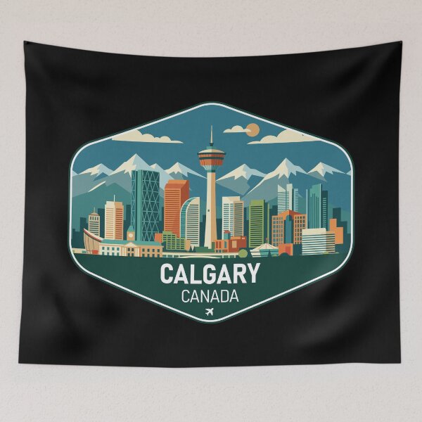 Item preview, Calgary Canada Travel Souvenir designed and sold by RareDeerArt.