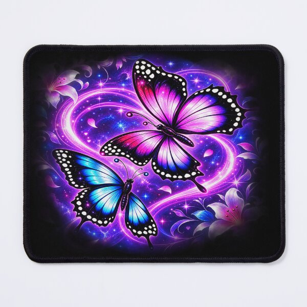 Item preview, Cosmic Butterfly Hearts – Magical Love and Celestial Wings designed and sold by TroviTutto.