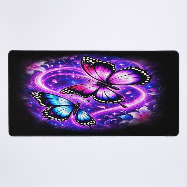 Item preview, Cosmic Butterfly Hearts – Magical Love and Celestial Wings designed and sold by TroviTutto.