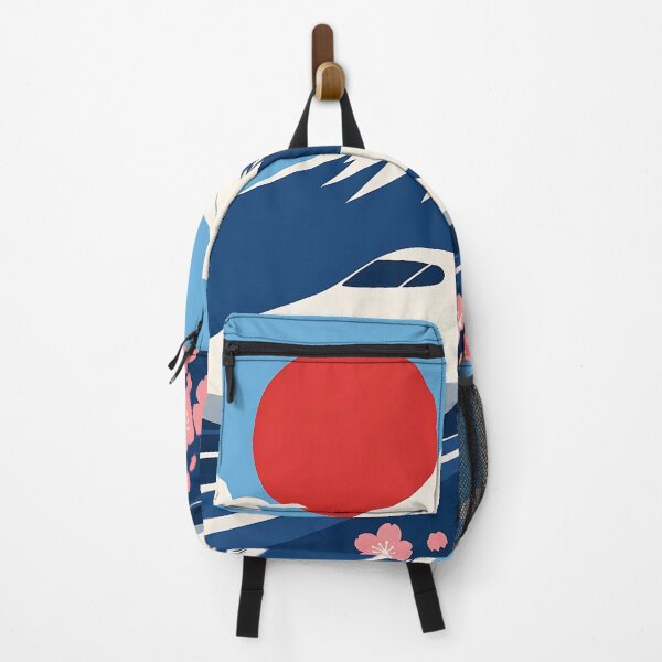 Item preview, Mount Fuji Shinkansen Bullet Train Rising Sun Cherry Blossom designed and sold by KenkonittekiTT.