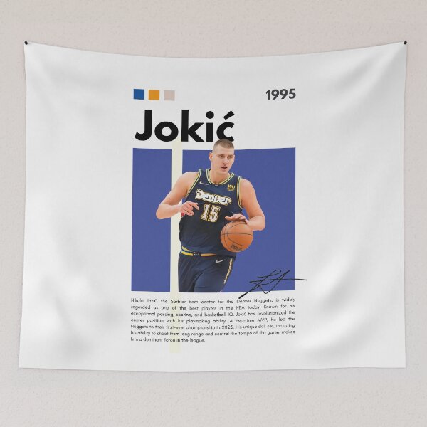 Item preview, Nikola Jokić designed and sold by Lucy Goosy Art.