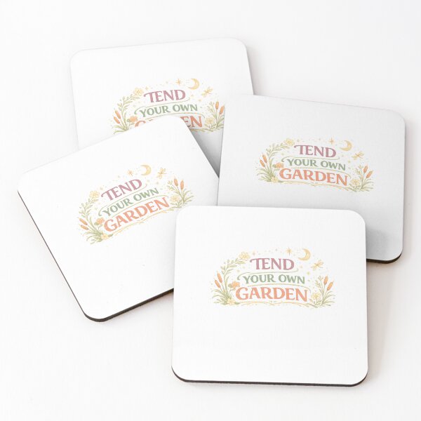 Item preview, Tend Your Own Garden Self Growth Floral Inspirational Quote Design designed and sold by inkoutninja.