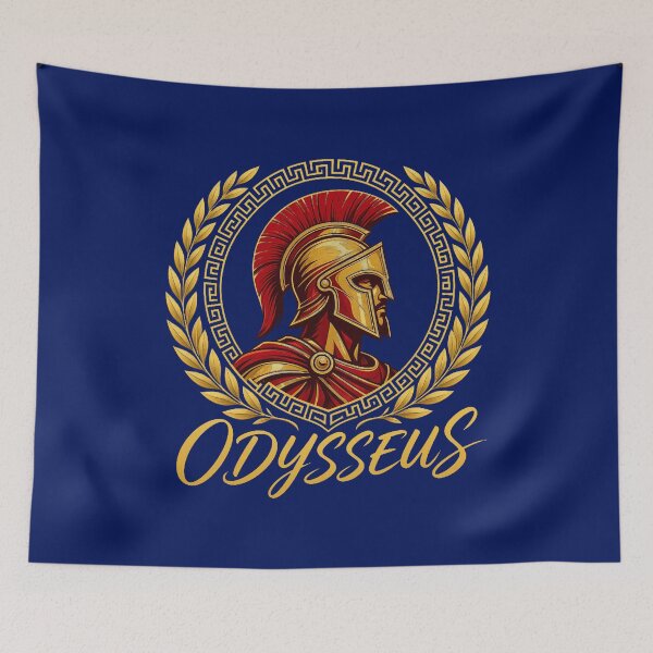Artikelvorschau, Odysseus, Held von Ithaka, Klassischer Lorbeerkranz, Gold entworfen und verkauft von ivanlittle.