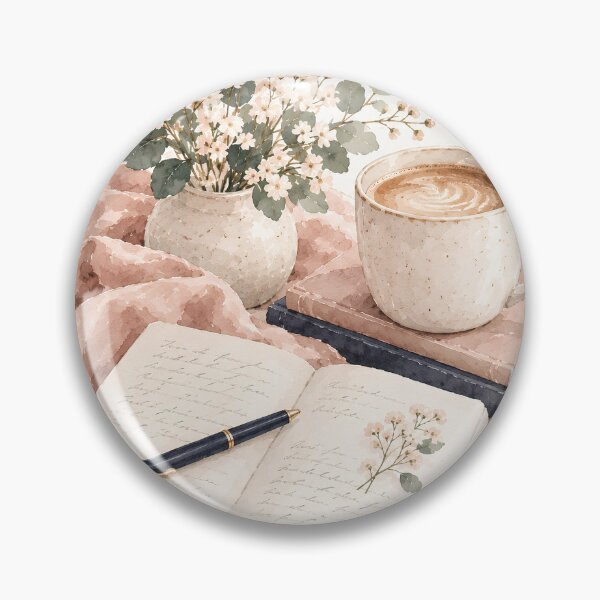 Item preview, Coffee & Journal Morning - The Slow Morning Collection designed and sold by salt n sass designs.