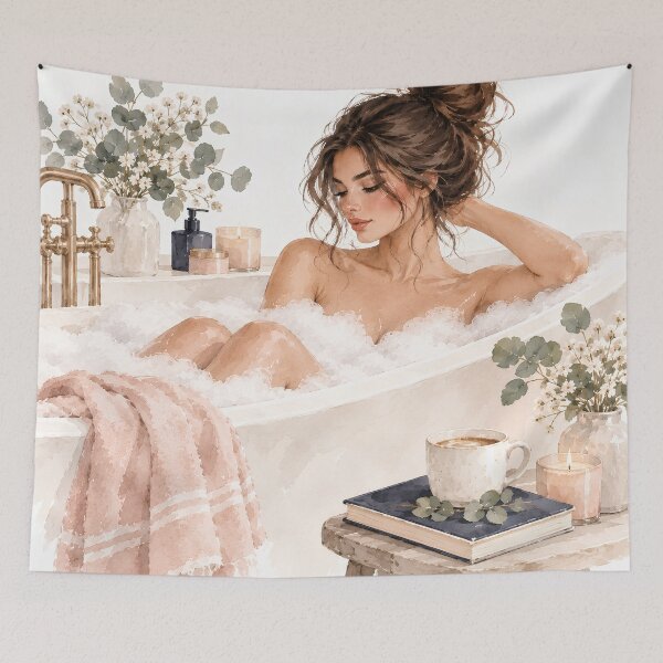 Item preview, Dreamy Bath Retreat - The Slow morning Collection designed and sold by salt n sass designs.