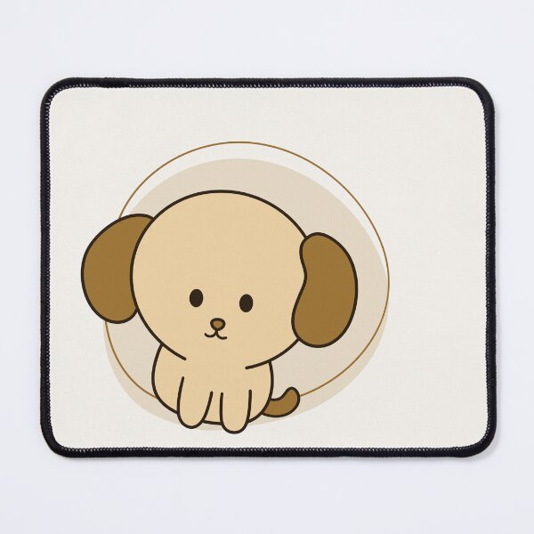 Item preview, Cute Minimalist Golden Puppy Dog Illustration designed and sold by Porpor Artwork.