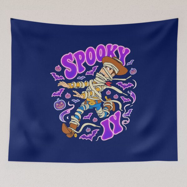 Item preview, Spooky Cute Mummy Dancing Retro Vintage Halloween Toon designed and sold by ivanlittle.