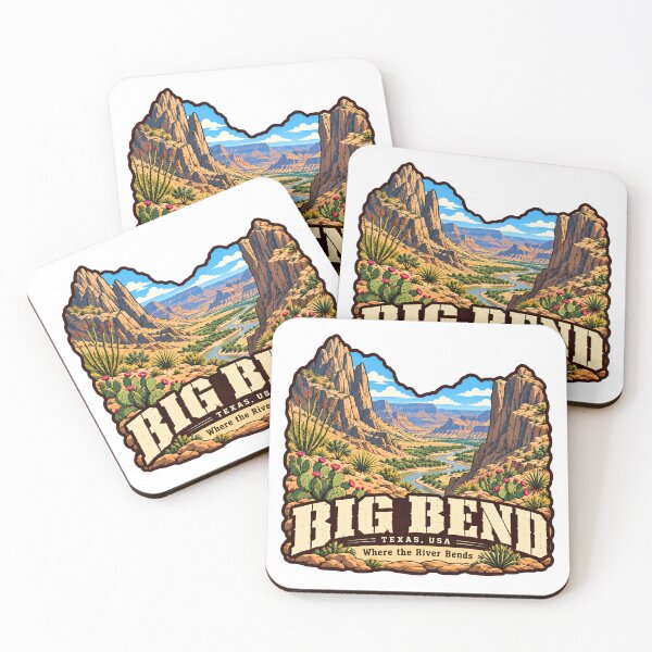 Item preview, Big Bend Texas USA Where The River Bends National Park Travel Explorer designed and sold by NeedForParks.