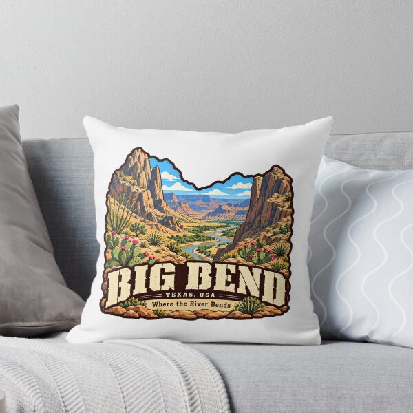 Item preview, Big Bend Texas USA Where The River Bends National Park Travel Explorer designed and sold by NeedForParks.