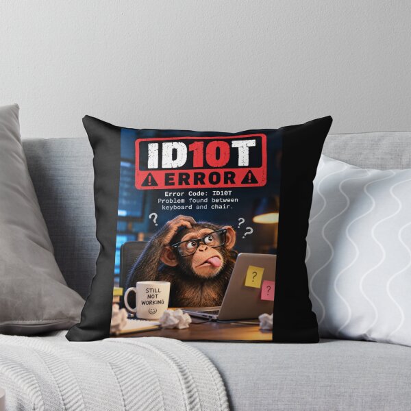 Aperçu de l'œuvre Erreur ID10T créée et vendue par camostore23.