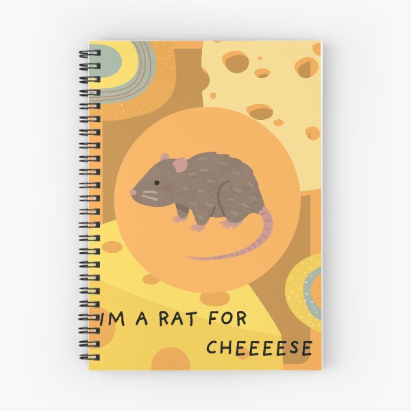 Item preview, IM A RAT FOR CHEESE designed and sold by QUIRKYPETCREATIONS.
