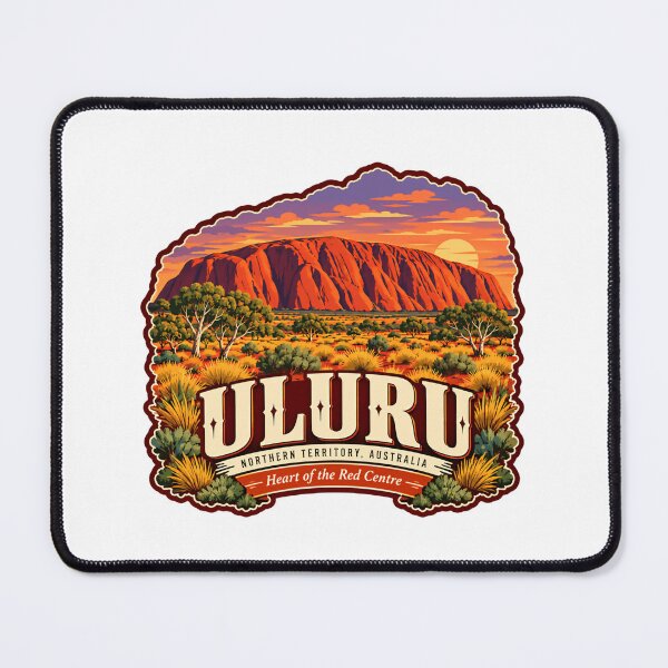Item preview, Uluru Northern Territory Australia Heart Of The Red Centre Australian Travel Souvenir designed and sold by NeedForParks.