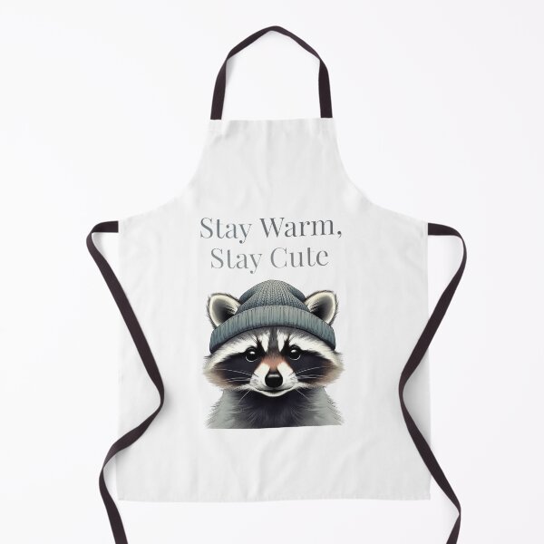 Item preview, Mantente abrigado, mantente adorable. Gorro de invierno de mapache. designed and sold by EcoArtTees.