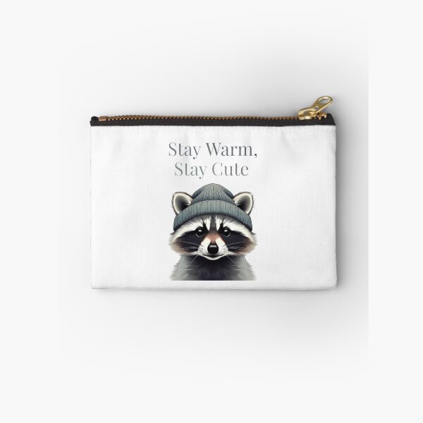 Item preview, Mantente abrigado, mantente adorable. Gorro de invierno de mapache. designed and sold by EcoArtTees.