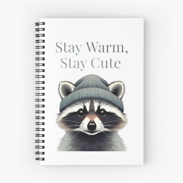 Item preview, Mantente abrigado, mantente adorable. Gorro de invierno de mapache. designed and sold by EcoArtTees.