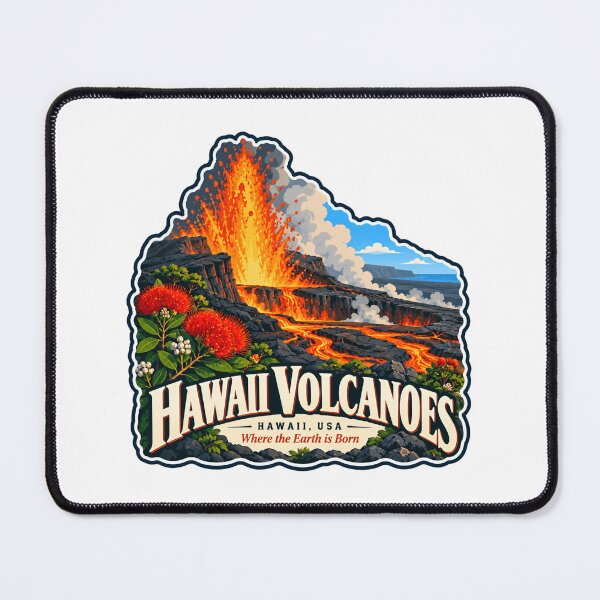 Item preview, Hawaii Volcanoes Where The Earth Is Born Hawaii Travel Souvenir designed and sold by NeedForParks.