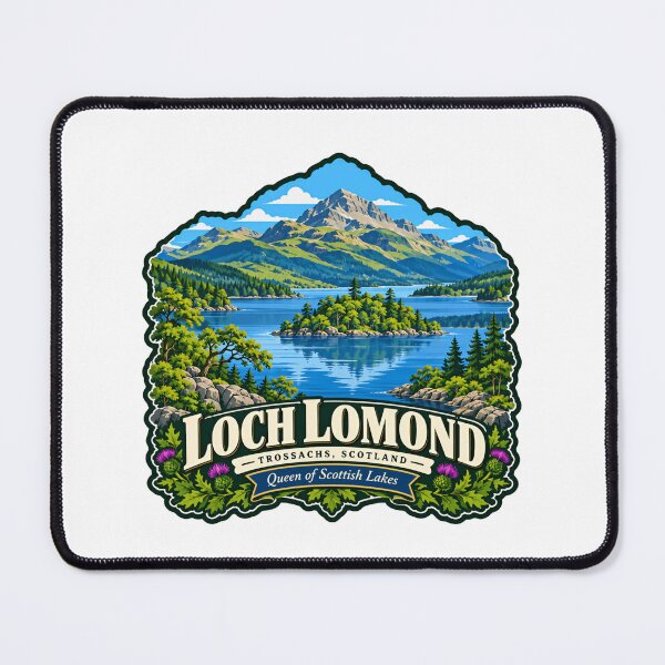 Item preview, Loch Lomond Trossachs Scotland Queen Of Scottish Lakes Travel Visitor Souvenir designed and sold by NeedForParks.