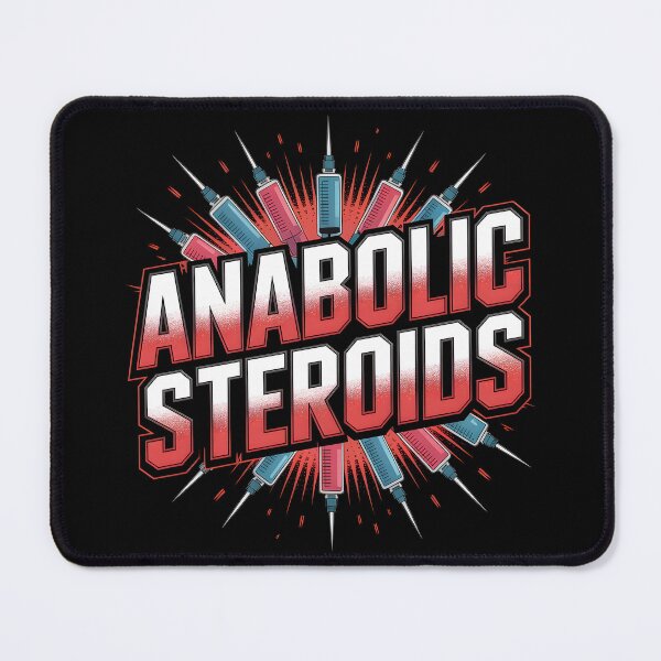 Item preview, Esteroides anabólicos: diseño divertido de un culturista aficionado al gimnasio levantando pesas designed and sold by LoFizzy.