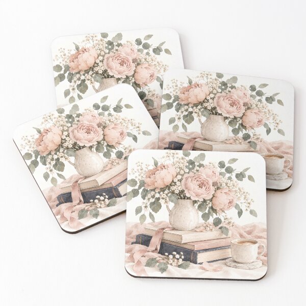 Item preview, Blooms, Books & Coffee - The Slow Morning Collection designed and sold by salt n sass designs.