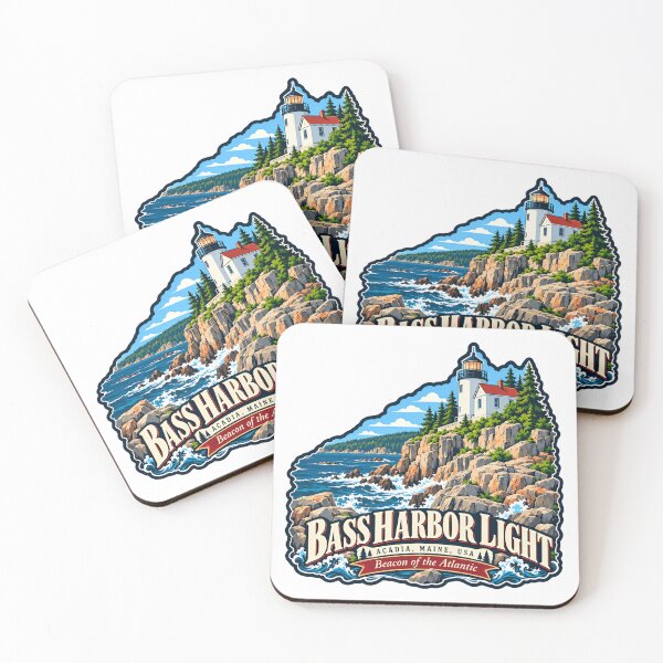 Item preview, Bass Harbor Light Acadia Maine USA Beacon Of The Atlantic Lighthouse Travel Souvenir designed and sold by NeedForParks.
