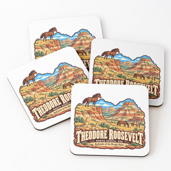 Item preview, Theodore Roosevelt North Dakota USA Badlands Of The Rough Rider National Park Souvenir designed and sold by NeedForParks.