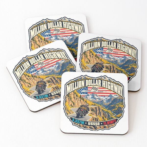 Item preview, Million Dollar Highway Colorado Motorcycle Travel Biker US550 Adventure designed and sold by NeedForParks.