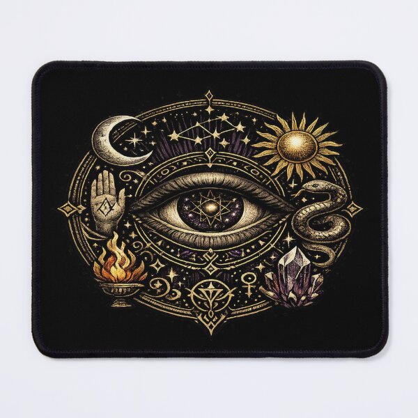 Item preview, Mystical Occult Eye – Esoteric Sigil of Magic designed and sold by TroviTutto.