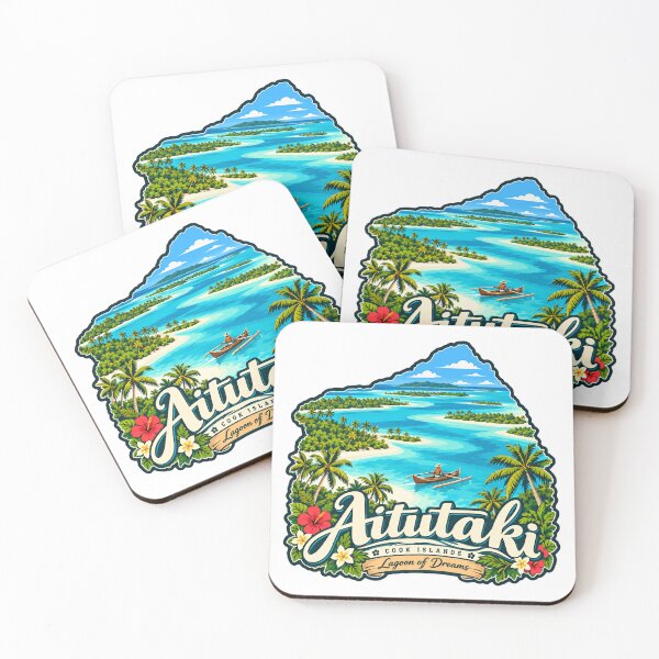 Item preview, Aitutaki, Islas Cook, Laguna de los Sueños, Isla Tropical, Pacífico Sur, Vacaciones para Viajeros designed and sold by NeedForParks.