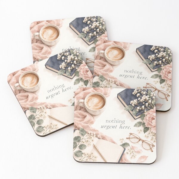 Item preview, Nothing Urgent Here - The Slow Morning Collection designed and sold by salt n sass designs.