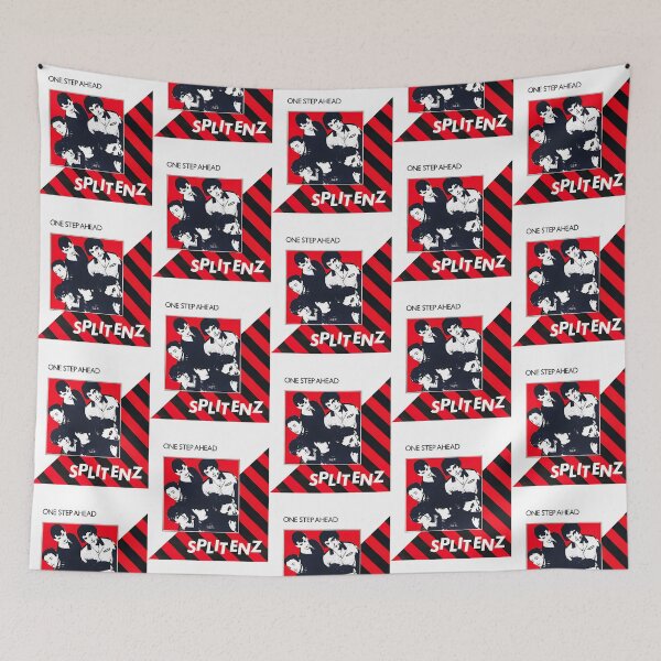 Item preview, Split Enz - One Step Ahead - A Classic Red Black And White Design designed and sold by claire-webb.