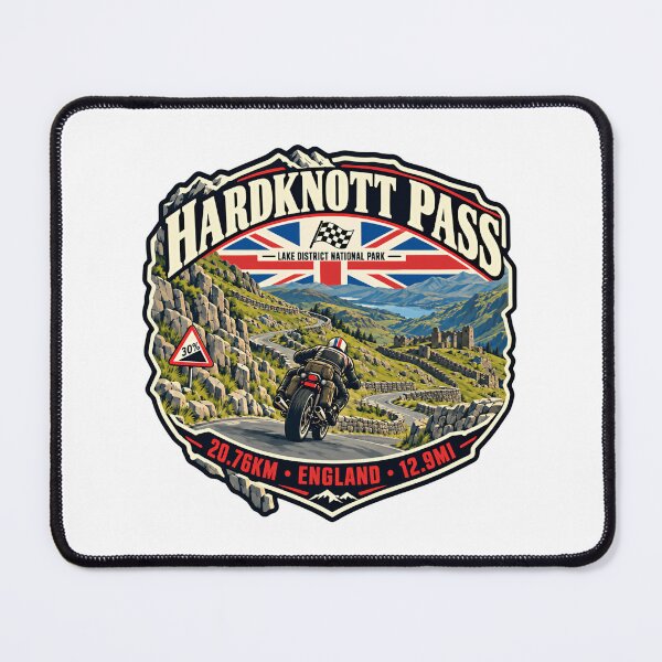 Item preview, Hardknott Pass Lake District National Park England Motorcycling Adventure Biker designed and sold by NeedForParks.