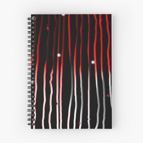 Item preview, Red to Black Brush Stroke Lines — Organic Ink Pattern designed and sold by dfly-creations.