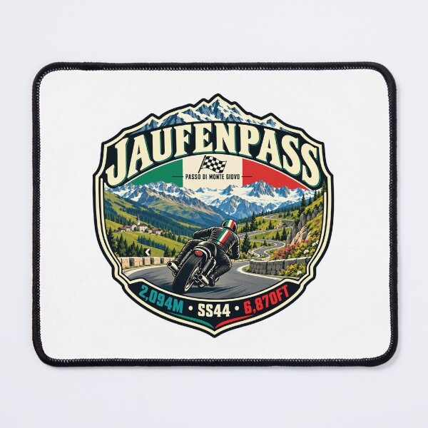 Item preview, Jaufenpass Passo Di Monte Giovo Italian Motorcycle Mountain Pass Rider designed and sold by NeedForParks.