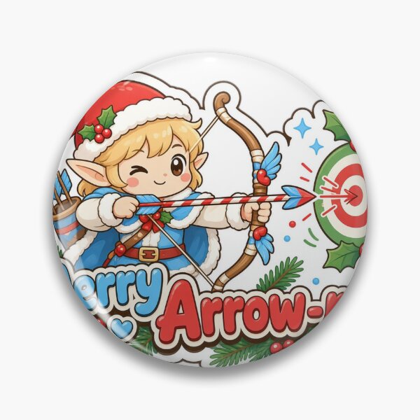 Artikelvorschau, Archery Christmas Merry Arrow-mas Gift entworfen und verkauft von Soft Merch.