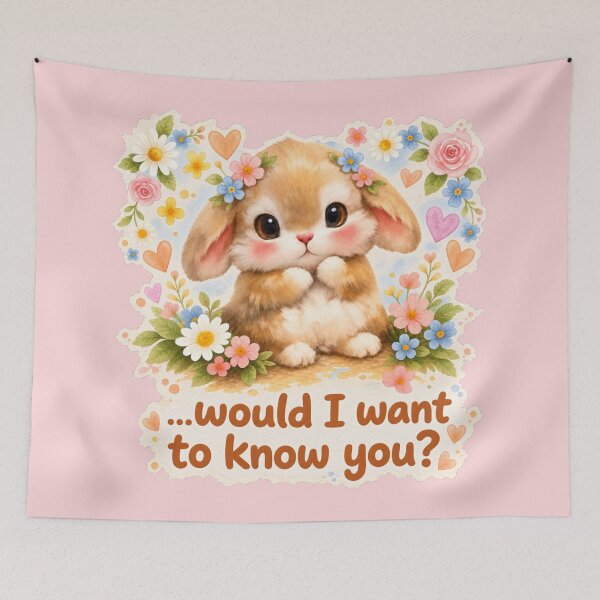 Item preview, Would I want to know you? designed and sold by Shy Fractal Designs.