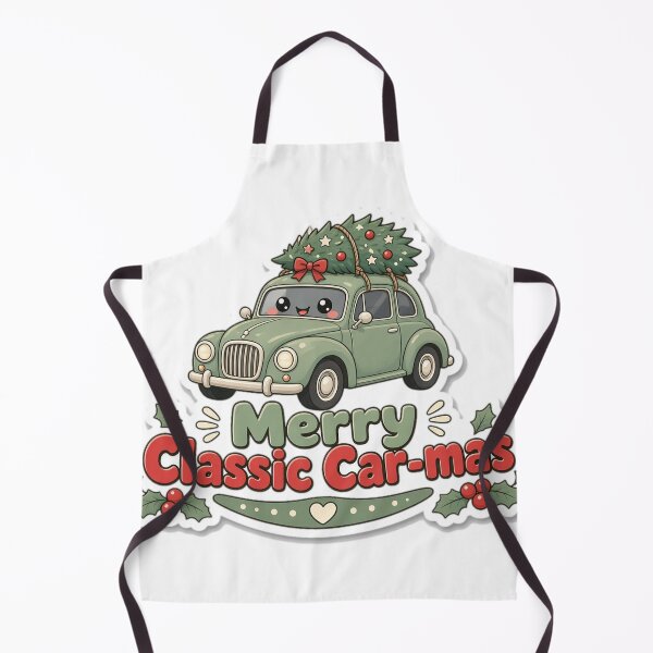 Artikelvorschau, Classic Car Christmas Merry Classic Car-mas Gift entworfen und verkauft von Soft Merch.