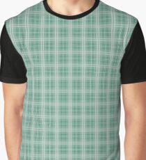 Christmas Green Holly and Ivy Tartan Check Plaid Graphic T-Shirt