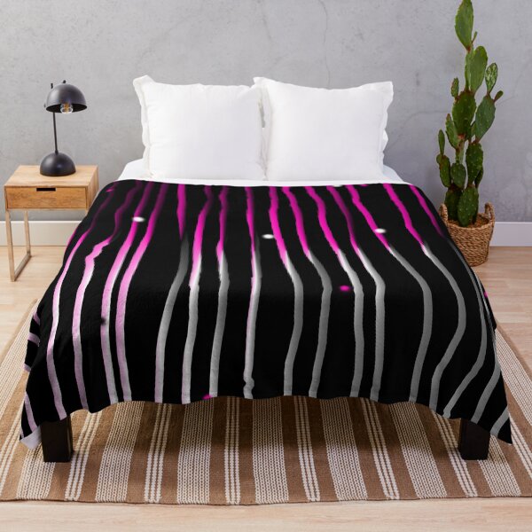 Item preview, Pink to Black Brush Stroke Lines — Organic Ink Pattern designed and sold by dfly-creations.
