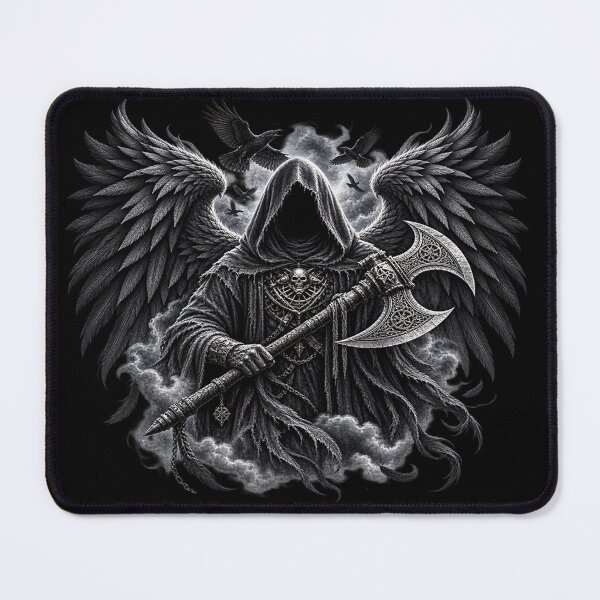Item preview, Dark Winged Reaper – Gothic Guardian of Shadows designed and sold by TroviTutto.