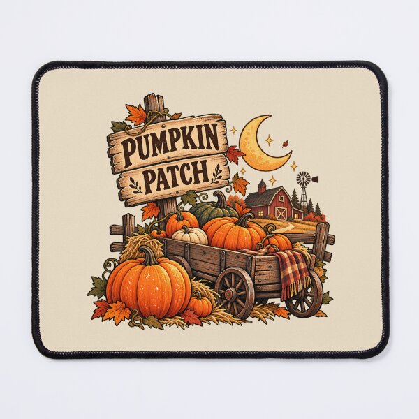 Item preview, Vintage Pumpkin Patch Autumn Harvest Farm designed and sold by Stikaro.