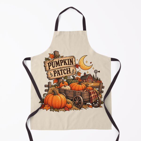 Item preview, Vintage Pumpkin Patch Autumn Harvest Farm designed and sold by Stikaro.