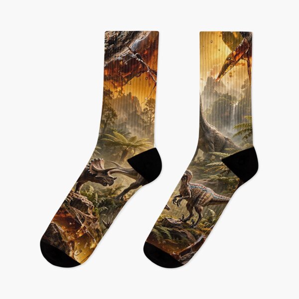 Item preview, Prehistoric Dinosaur World Encased in Amber designed and sold by DreamyWallVibes.