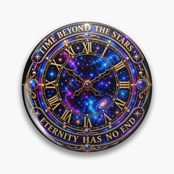 Item preview, Time Beyond the Stars – Cosmic Eternal Clock designed and sold by TroviTutto.