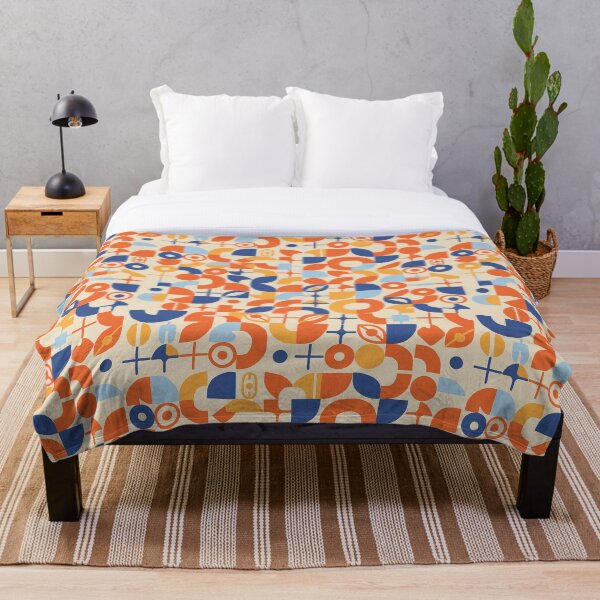 Item preview, Colorful Abstract Mid Century Geometric Seamless Pattern designed and sold by SbRandomLab.