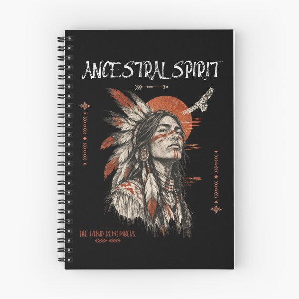 Item preview, Ancestral Spirit Indigenous Portrait Vintage Native Art designed and sold by KaBaRen.